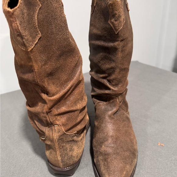 Zodiac Brown Slouchy Ankle Boots - Picture 6 of 10